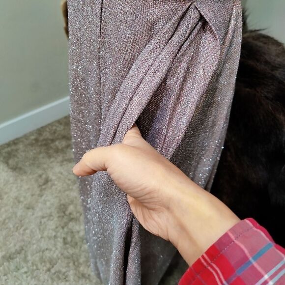 Glamorous Glittering Gown in Soft Pink - Picture 9 of 16